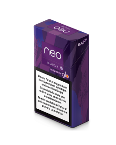 Pack of neo™ tobacco sticks Violet Click Left Side view