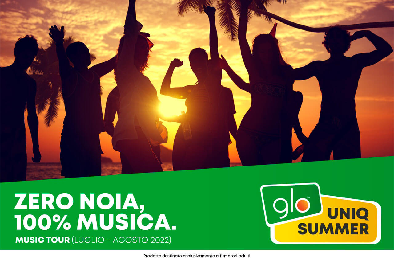 Glo Music Tour UNIQ Summer Zero Noia 100 Musica